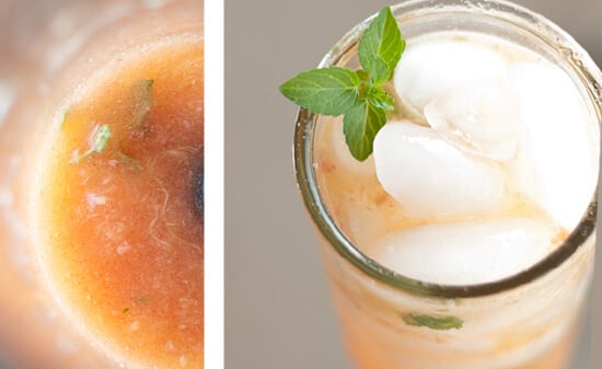 peach mojito peach mojito cocktail