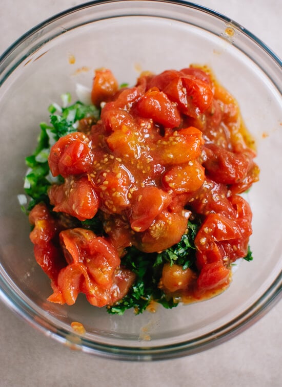 roasted cherry tomato salsa