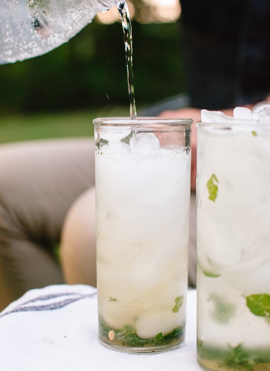 Lemon-basil mojito recipe - cookieandkate.com