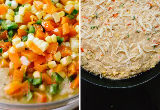 pepper and cheese cornbread