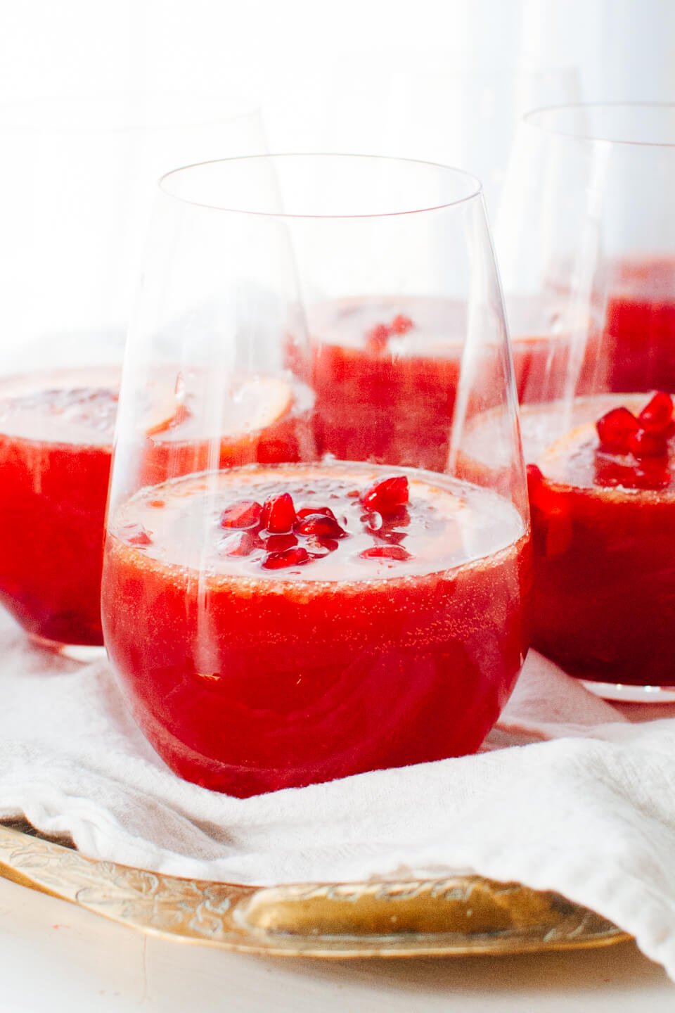 blood orange pomegranate sparkling sangria recipe