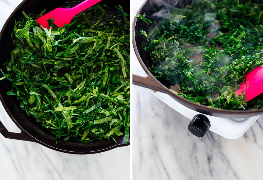 how to cook collard greens (Brazilian style)