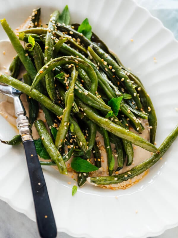 sesame roasted green beans