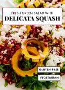 delicata squash green salad