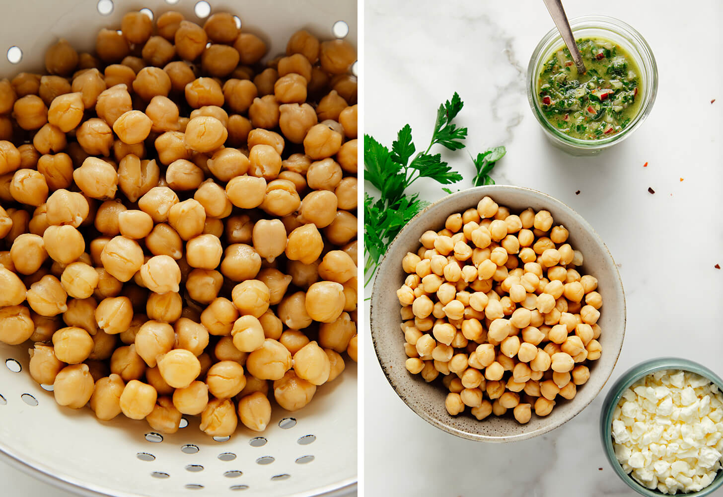 chimichurri chickpeas ingredients